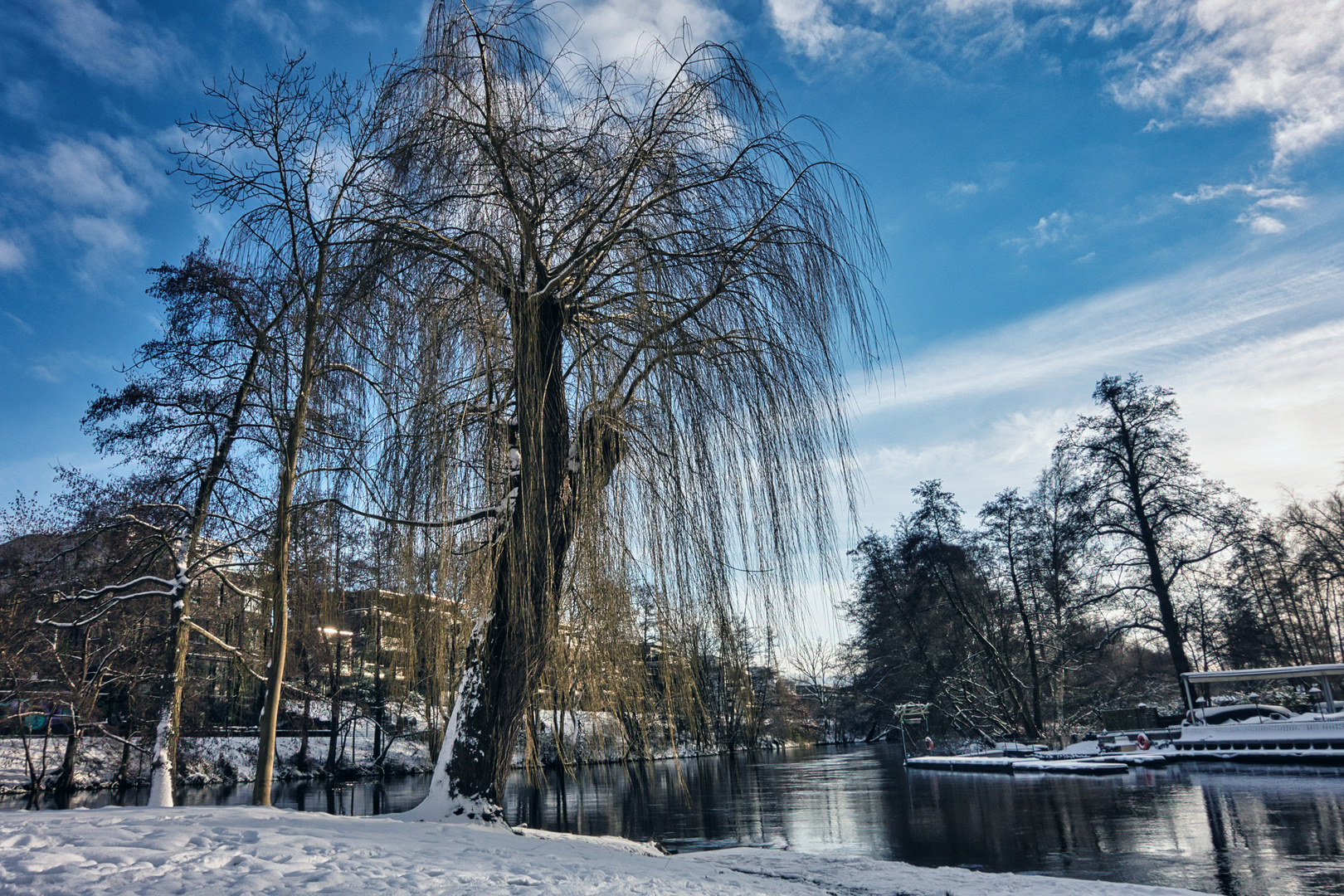 Kalter Tag an der Ilmenau