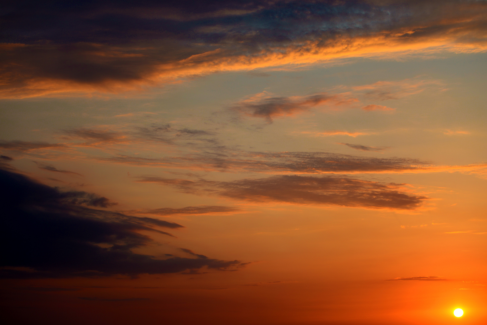 kalter Wind, warme Farben