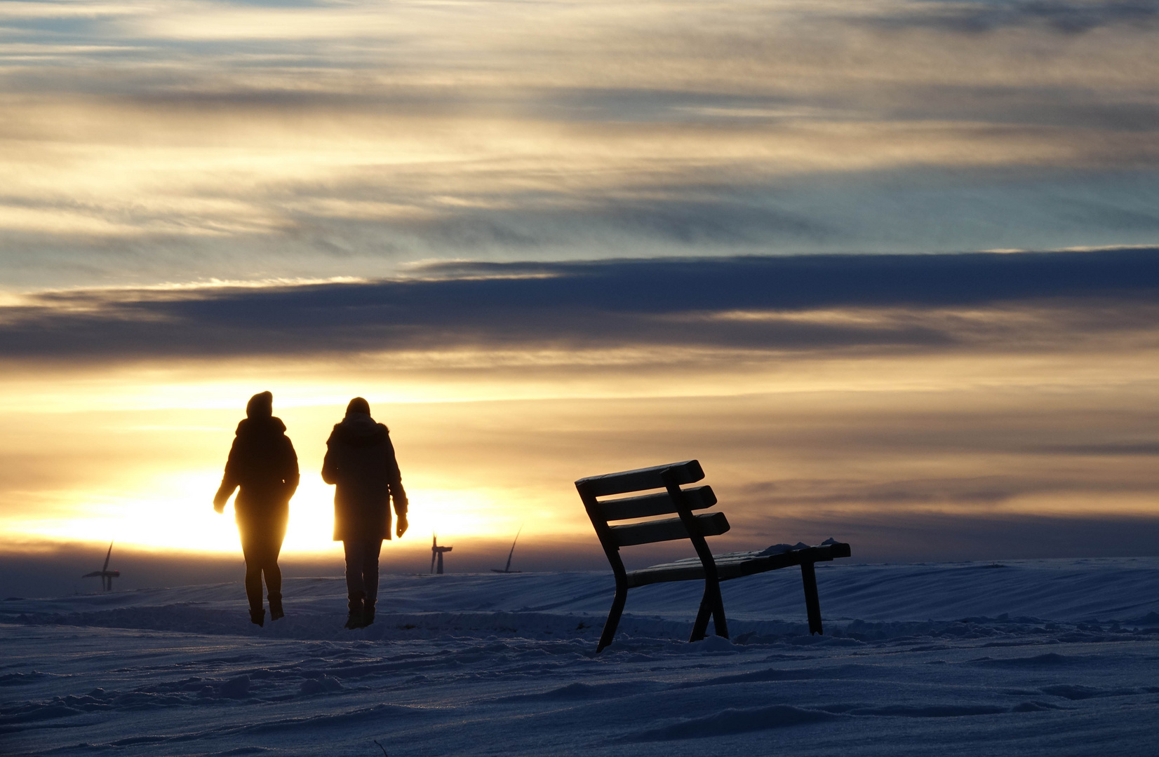 Kalter Winterspaziergang