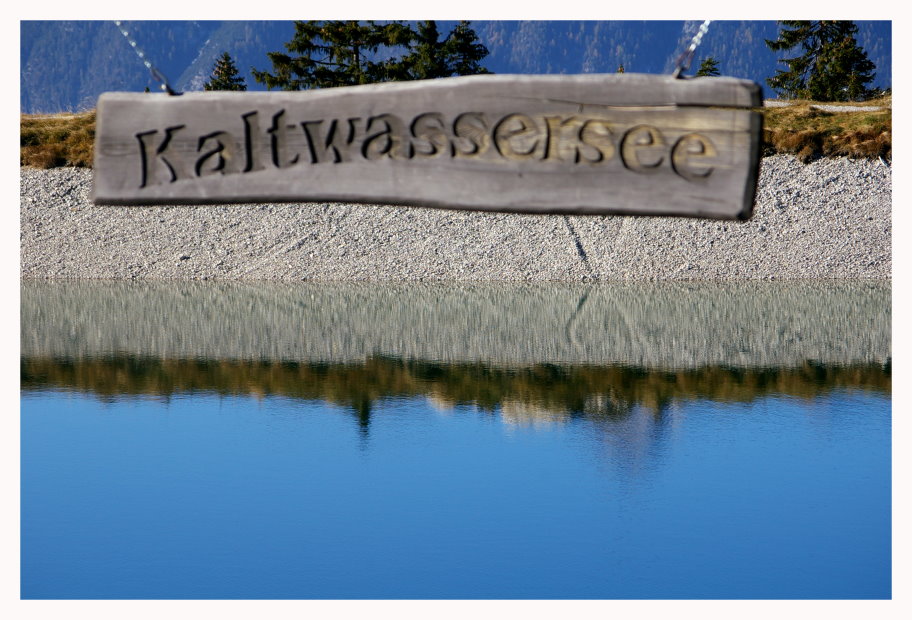 "Kaltes, klares Wasser"