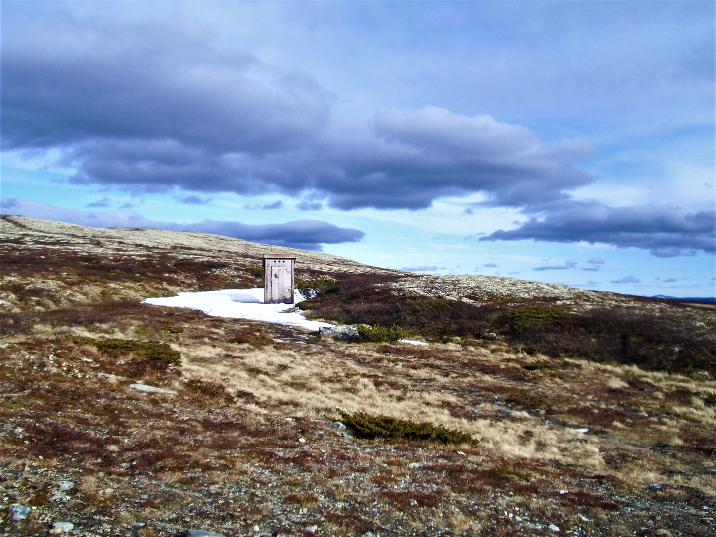 kaltes stilles Örtchen in Lappland