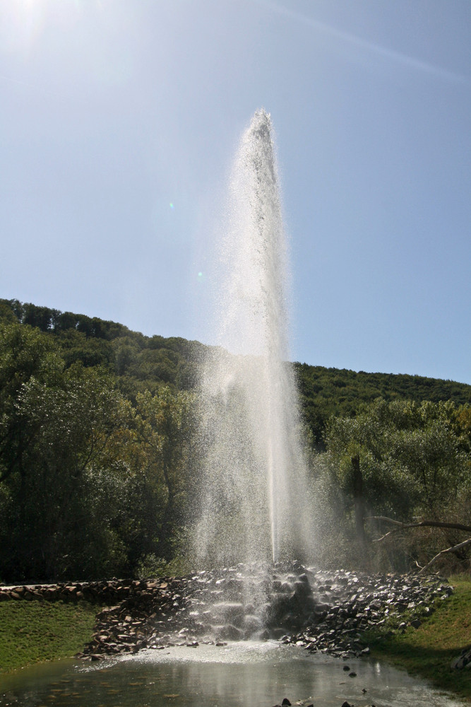 Kaltwasser-Geysir bei Andernach