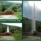 Kaltwasser-Geysir in Andernach / Rhein