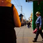 Kaluga, Russland Hauptstrasse im September