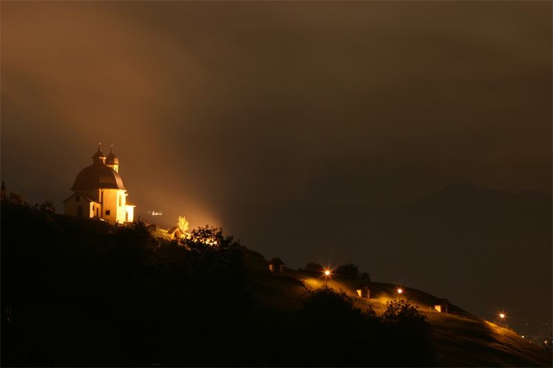 Kalvarienberg bei Nacht