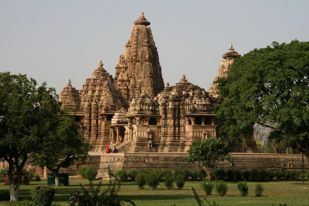 Kamasutra Tempel in Khajuraho (Indien)
