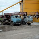 Kamaz , LKW Krane in Kasan, Russland