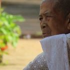 Kambodscha (2020), Frau im Tempel