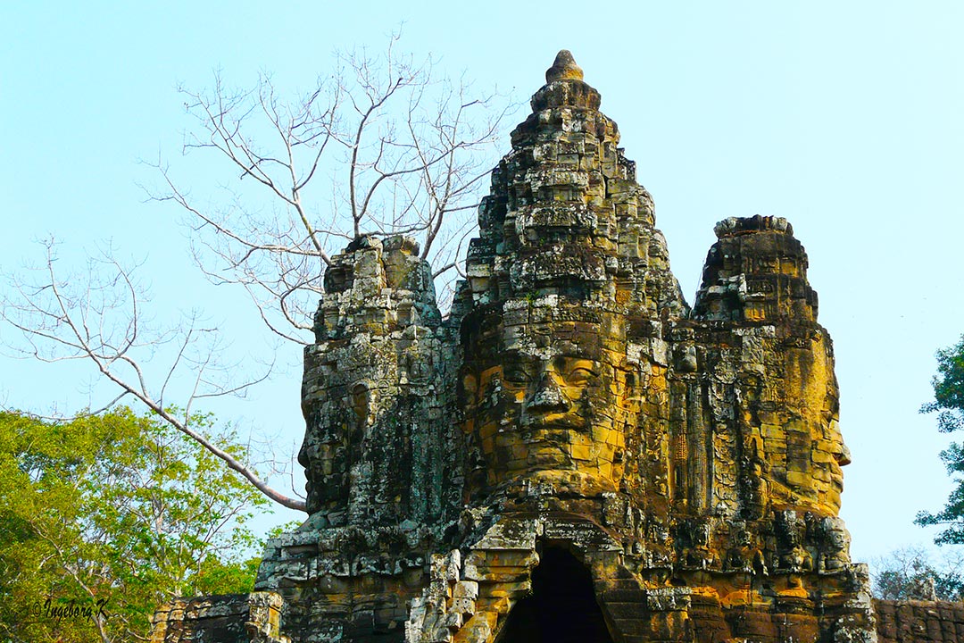 Kambodscha - Angkor - Kopf einesTempels