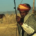 Kamelhändler Gipsy Pushkar Rajasthan Indien