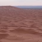 Kamelkarawane in der Wüste von Marokko