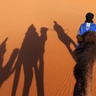 Kamelritt zum Sonnenuntergang auf die Dünen von Erg Chebbi