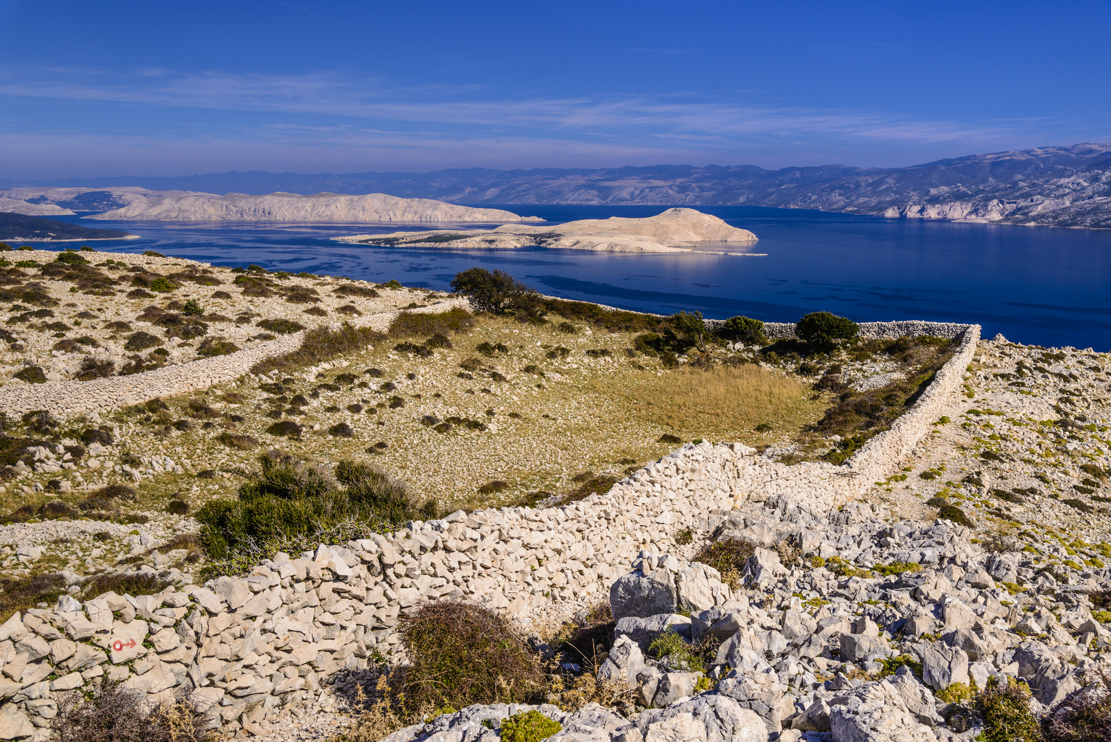 Kamenjak Gipfel, Insel Rab, Kroatien