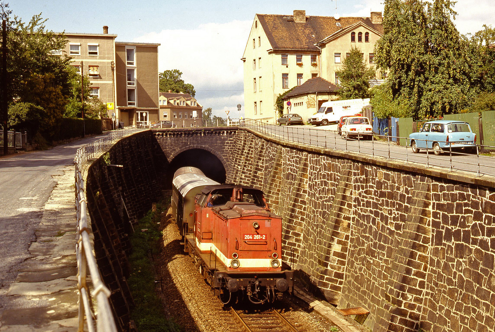 Kamenzer Tunnel(ausfahrt).