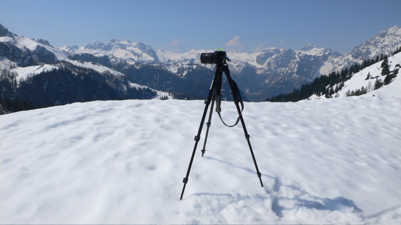 Kamera im Schnee