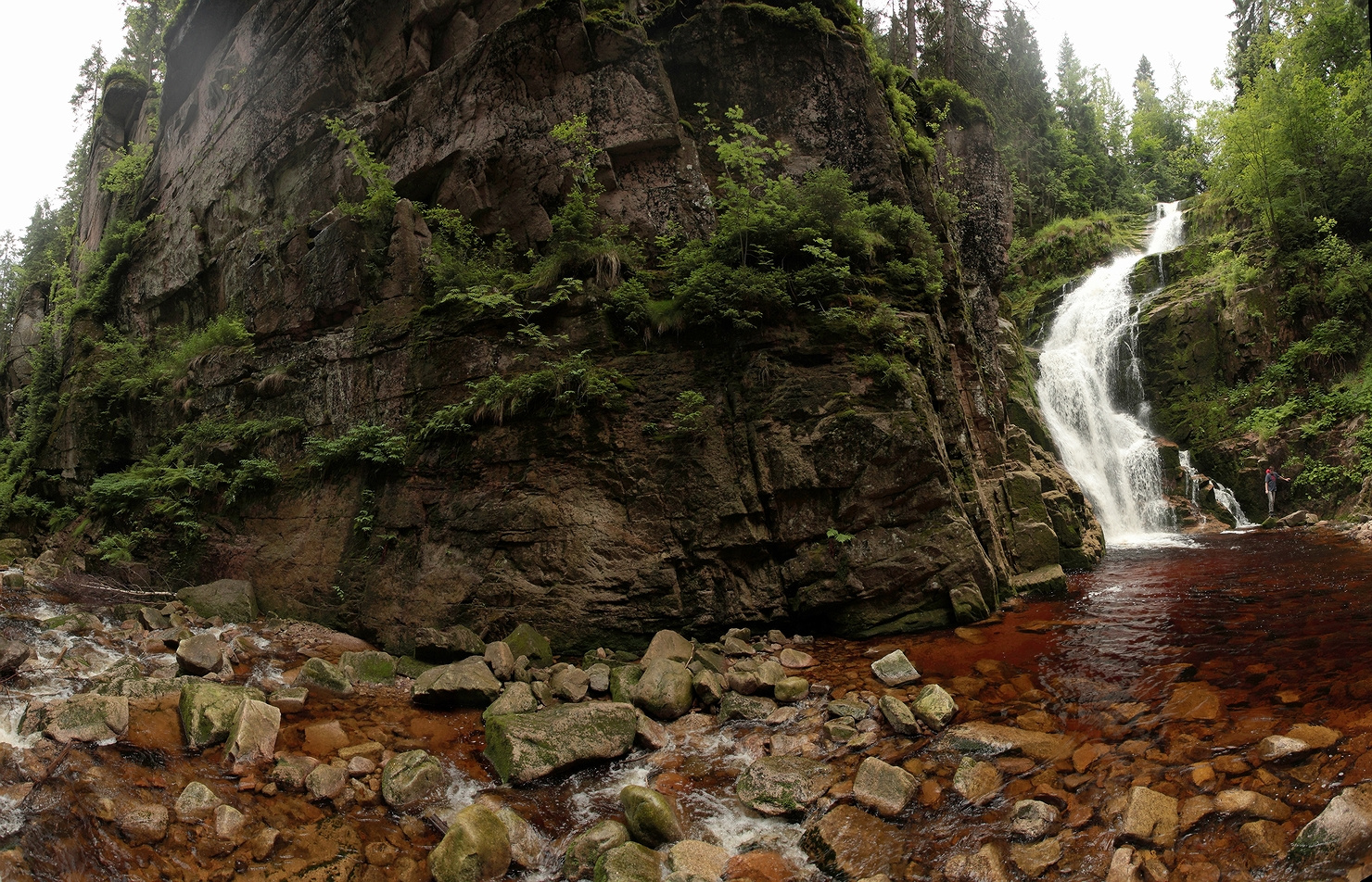 Kamienczyk Waterfall in Karkonosze