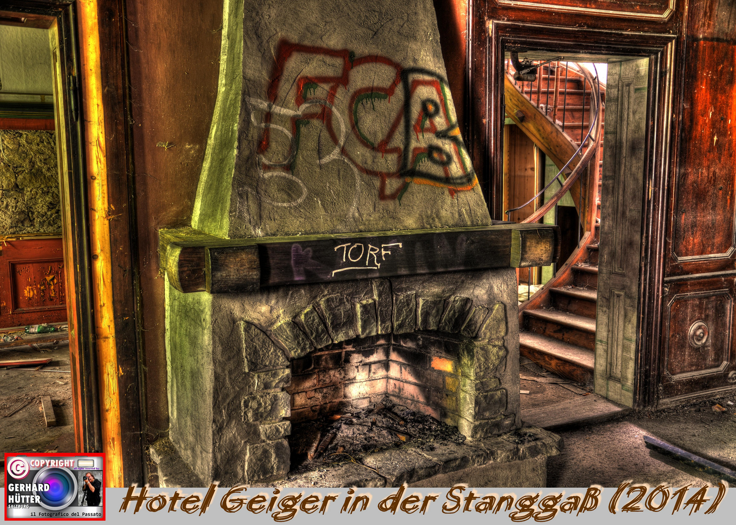 Kamin im Hotel Geiger in der Stanggaß