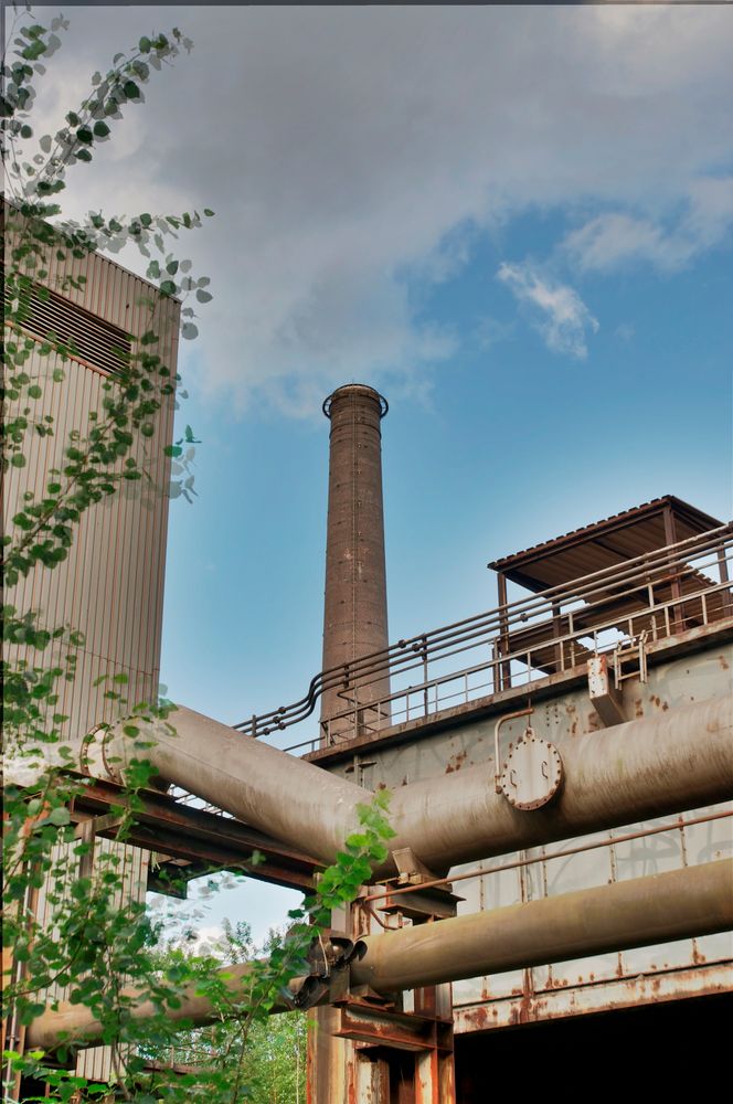 Kamin im Landschaftspark Nord