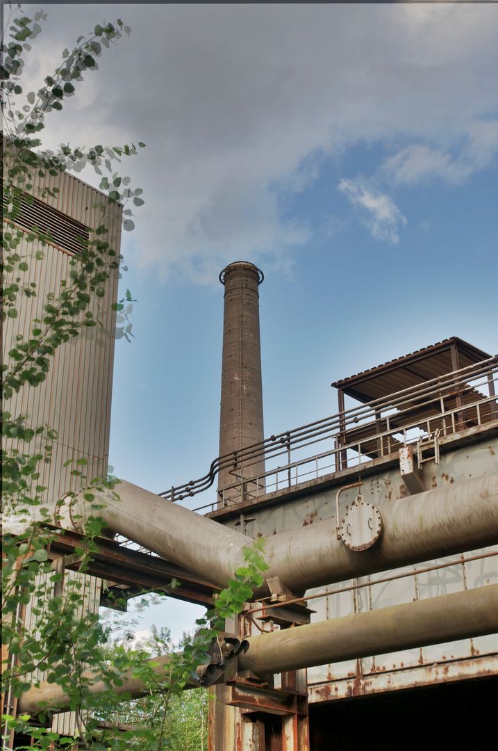 Kamin im Landschaftspark Nord