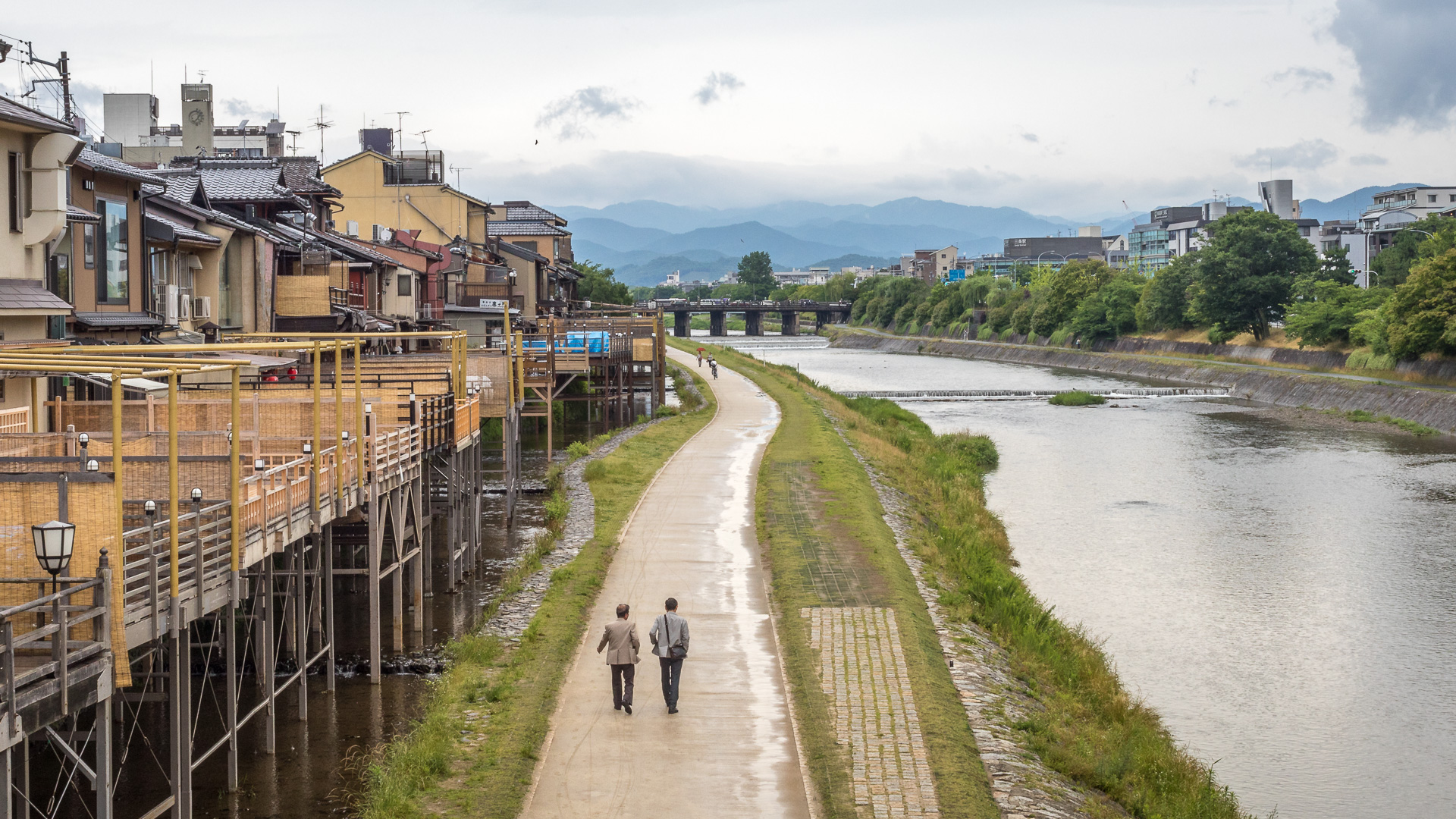 Kamo River - Kyoto - 3 month later