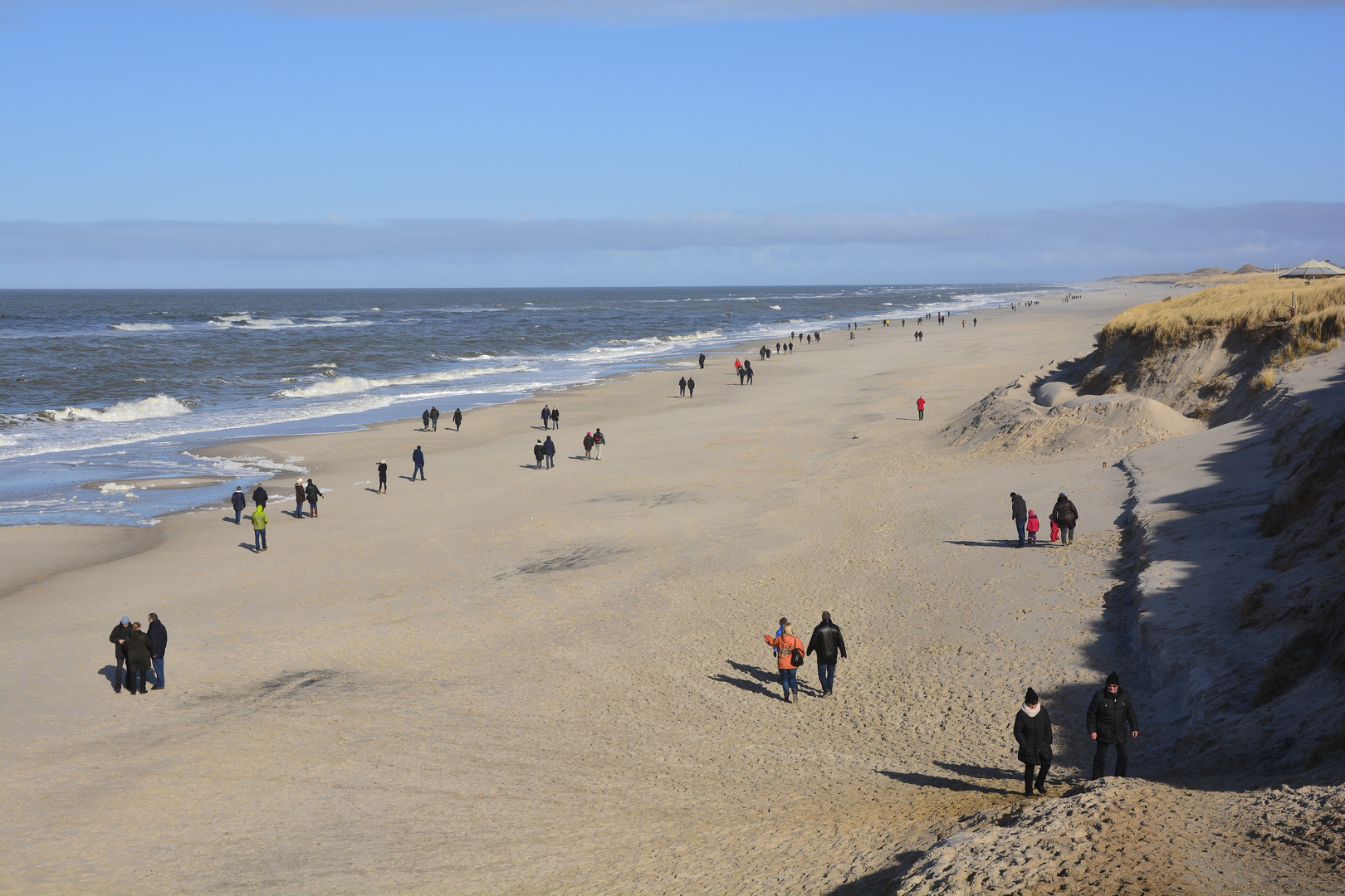 KAMPEN AUF SYLT - STRANDSPAZIERGANG - FEBRUAR 2015