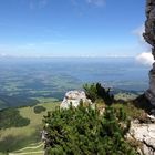 Kampenwand mit Blick auf den Chiemsee