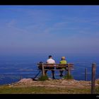 Kampenwand mit Blick auf den Chiemsee