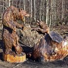 "Kampf der Giganten" Skulptur in Blockhausen