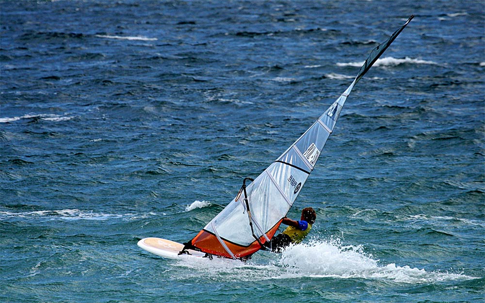 Kampf mit Wind und Wellen