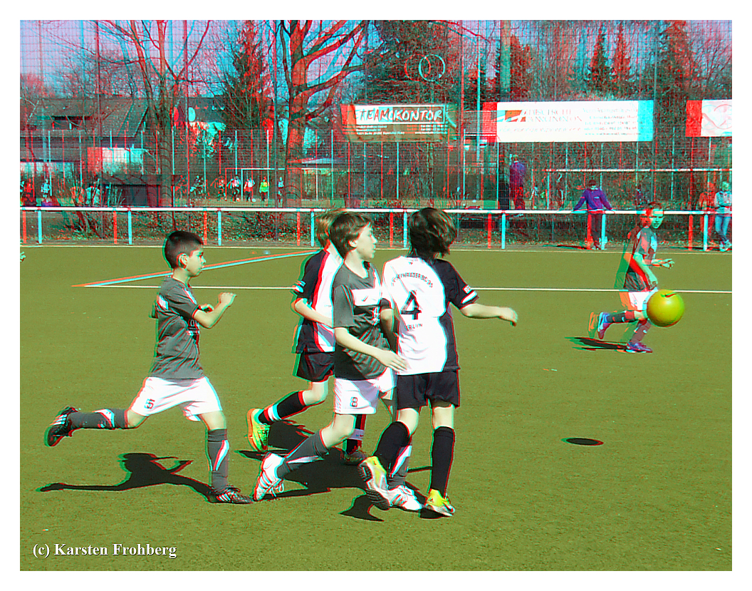 Kampf um's Leder #2 in 3D (Rot/Cyan)