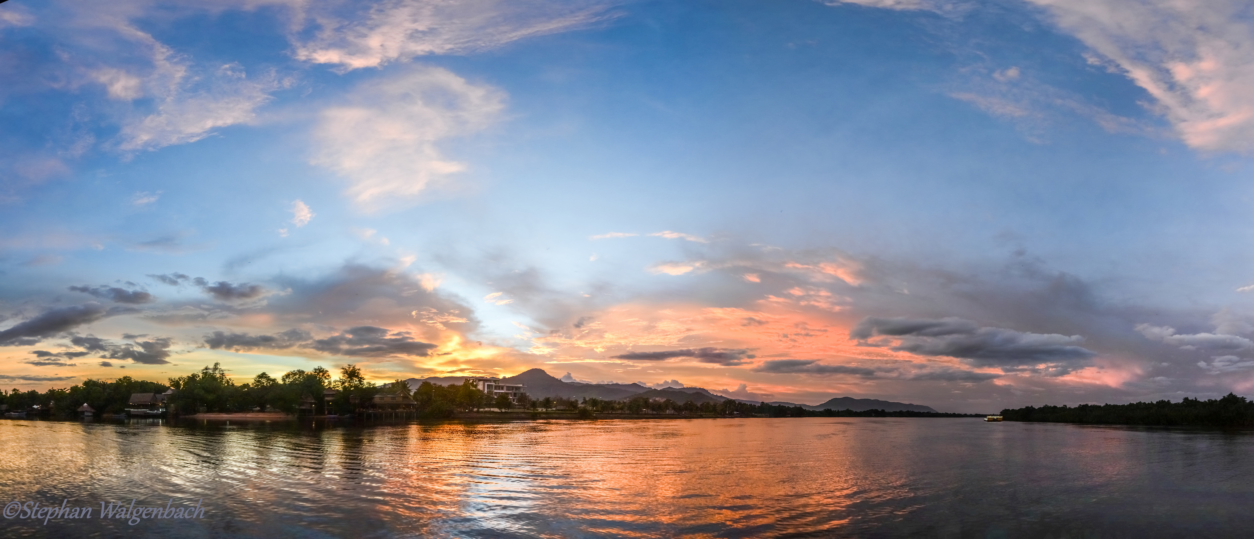 Kampot River Panorama