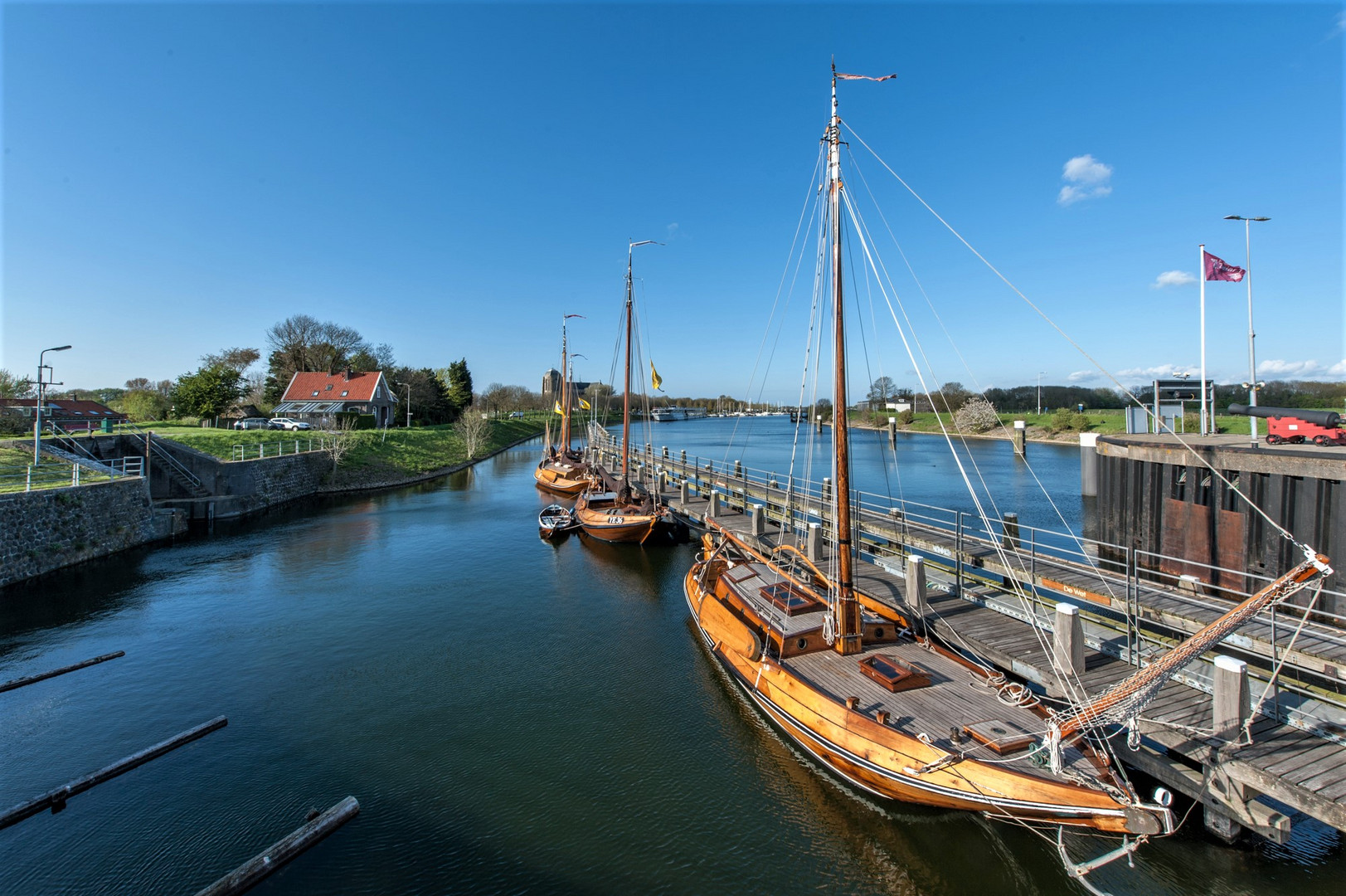 Kanaal door Walcheren  / Veere