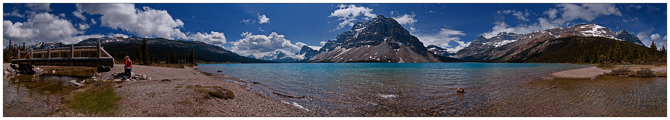 Kanada 2009 - Bow Lake Pano