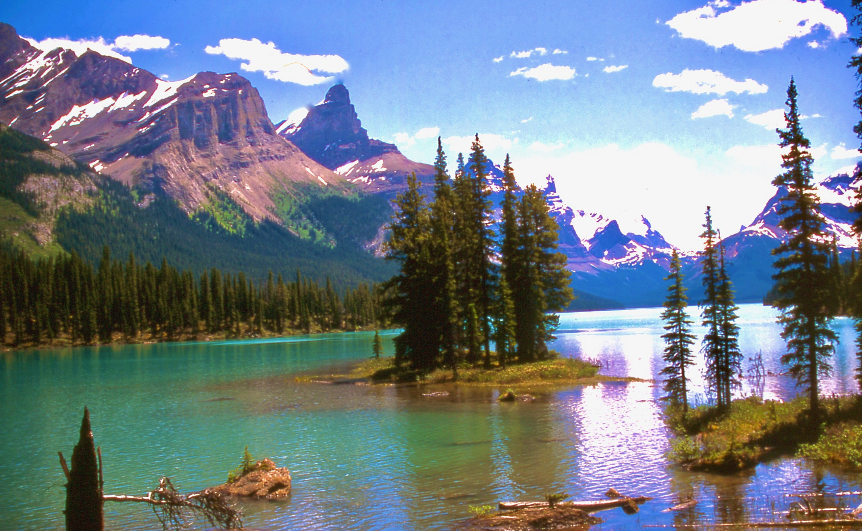 Kanada/Alberta: Lake Maligne mit Spirit Island NEU