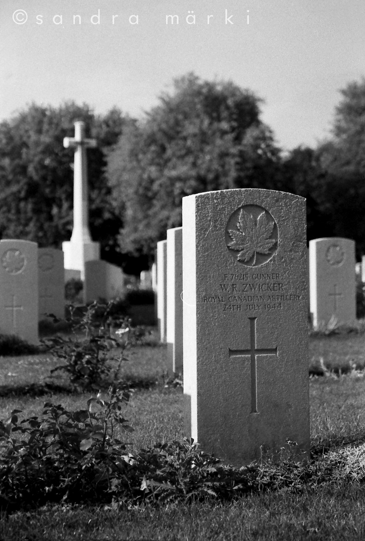 Kanadischer Friedhof in der Normandie