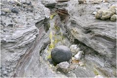 Kanäle auf White Island (NZ)