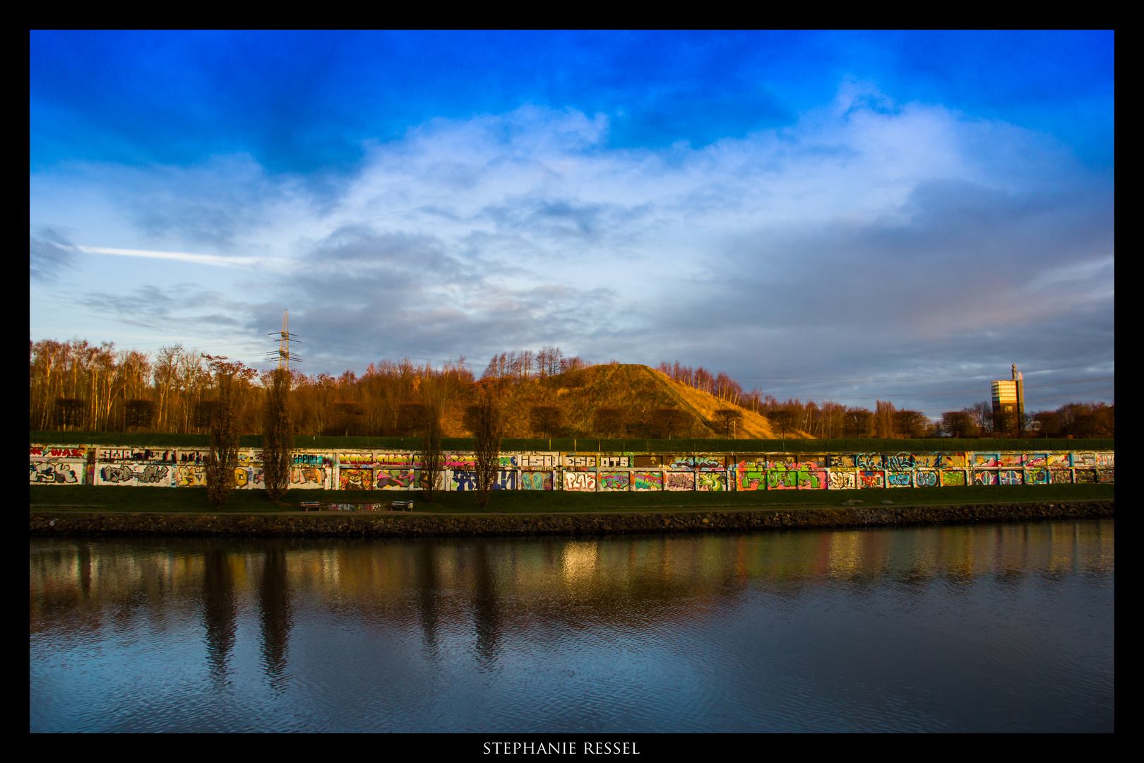 Kanal im Nordsternpark am Morgen...