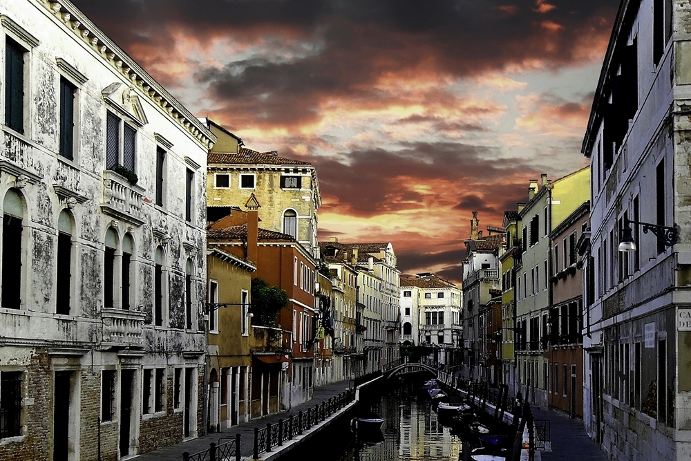 Kanal in Venedig