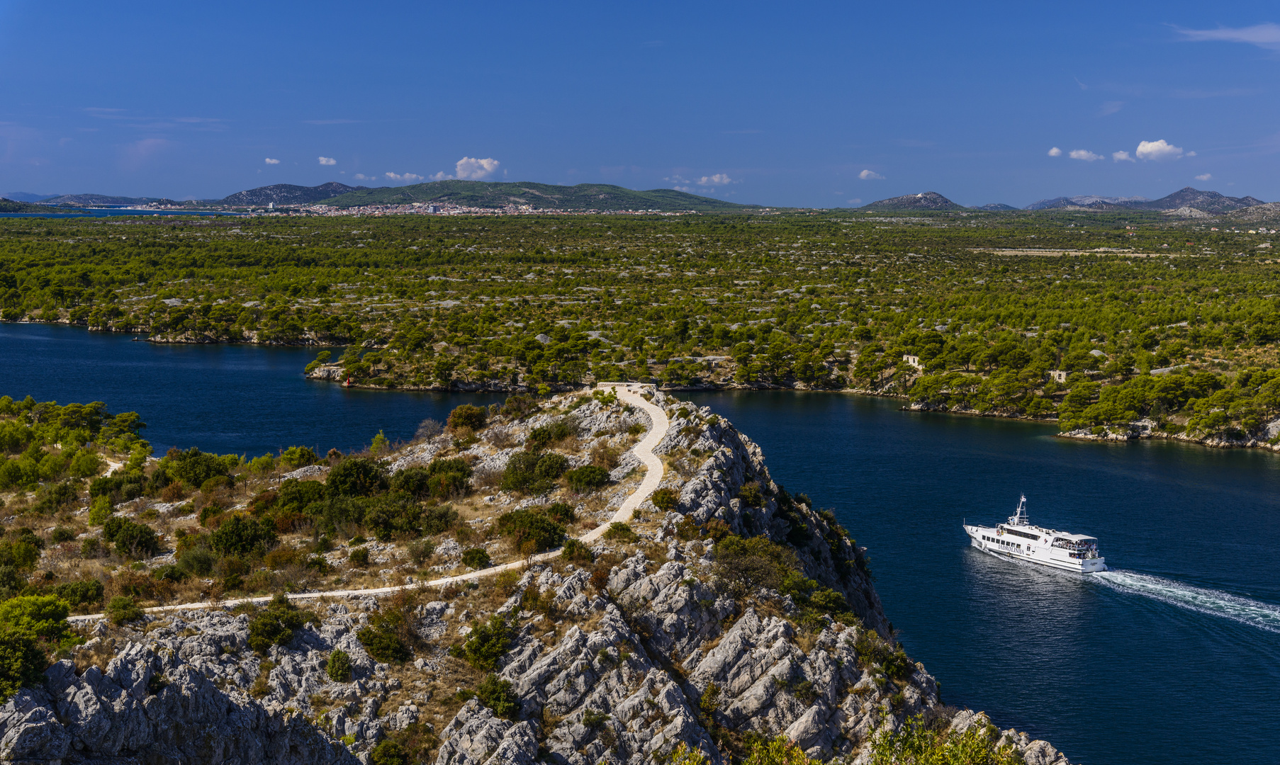 Kanal Sveti Ante, Sibenik, Dalmatien, Kroatien