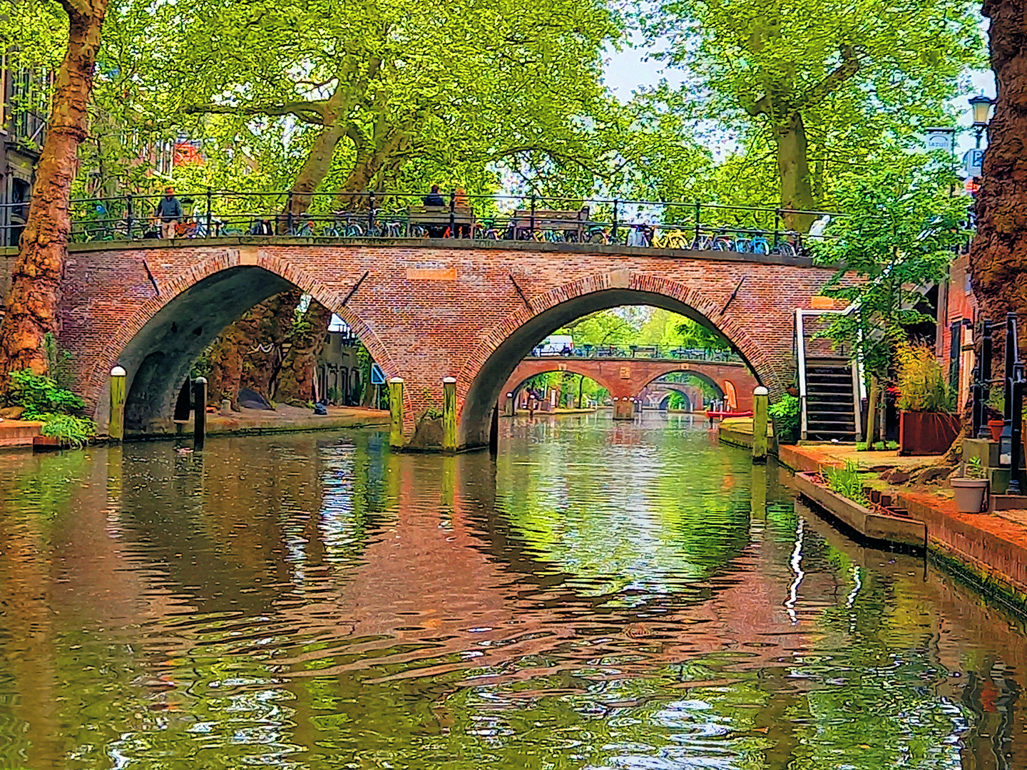 Kanalfahrt in Utrecht