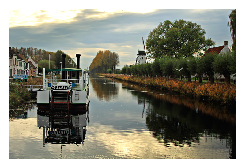 Kanalidylle in Damme