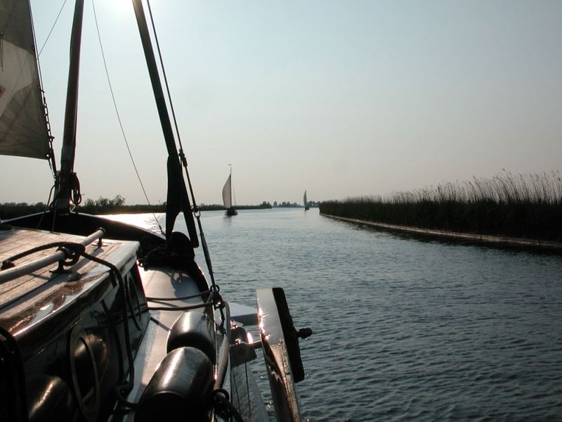 Kanalsegeln in Holland