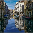 Kanalspiegelung in Venedig