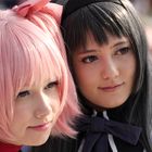 Kaname Madoka and Akemi Homura