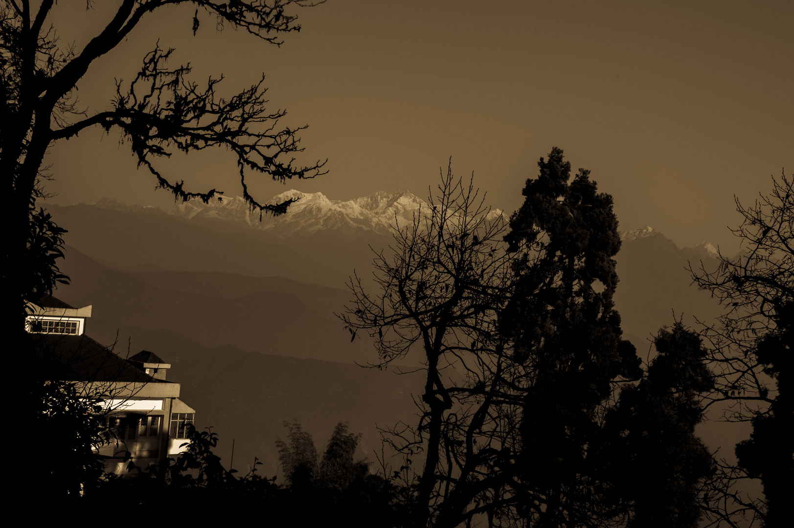 Kanchanjunga from Darjeeling, India