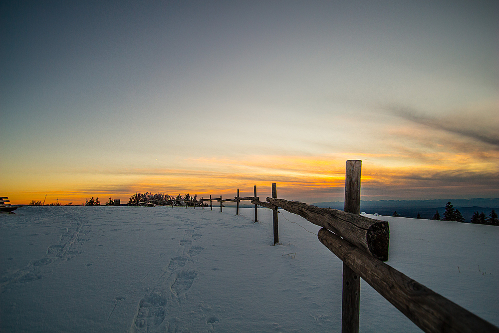 Kandelblick im Winter