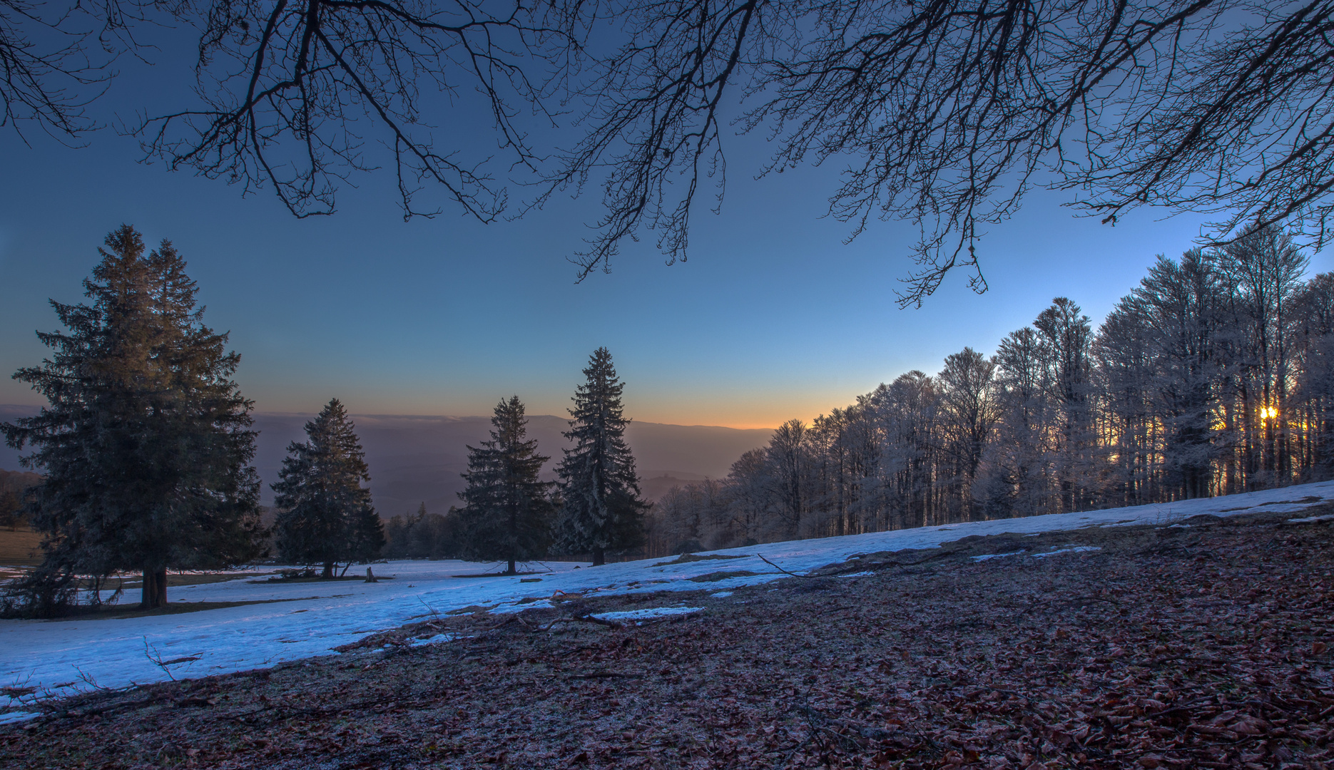 Kandelblick: Kalt und wenig Schnee