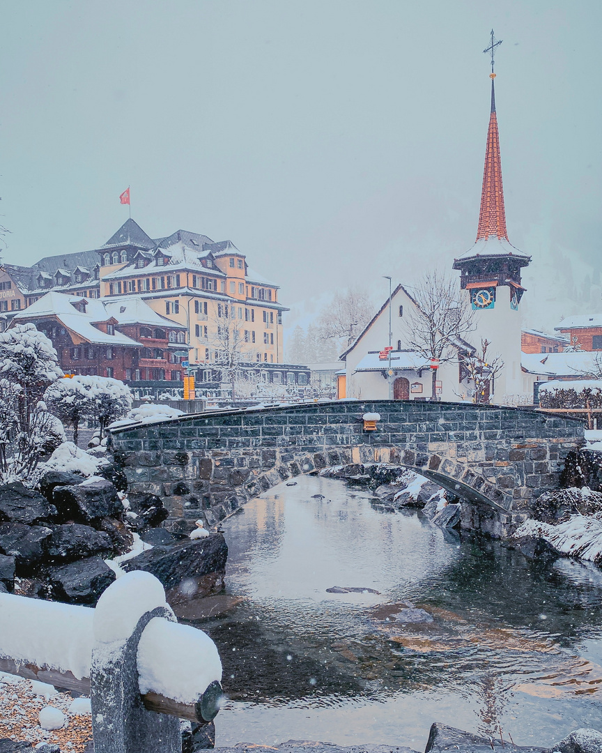 Kandersteg im Winter 