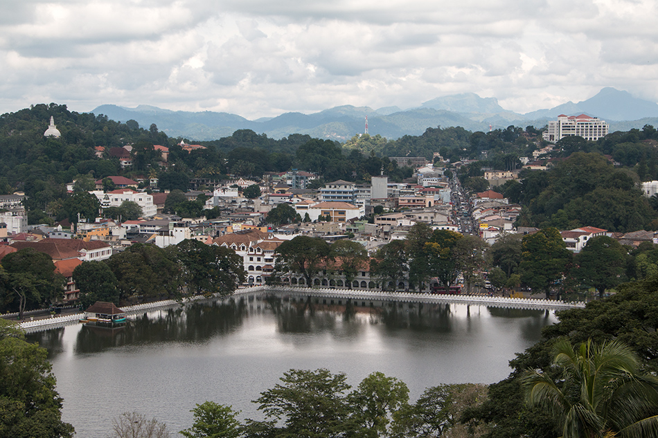 Kandy - Blick auf den See