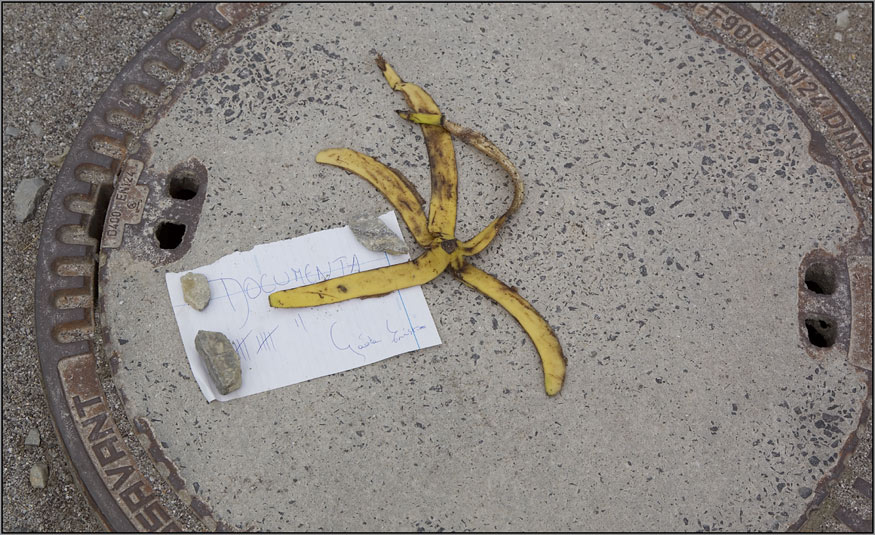 Kann eine Bananenschale Kunst sein ...